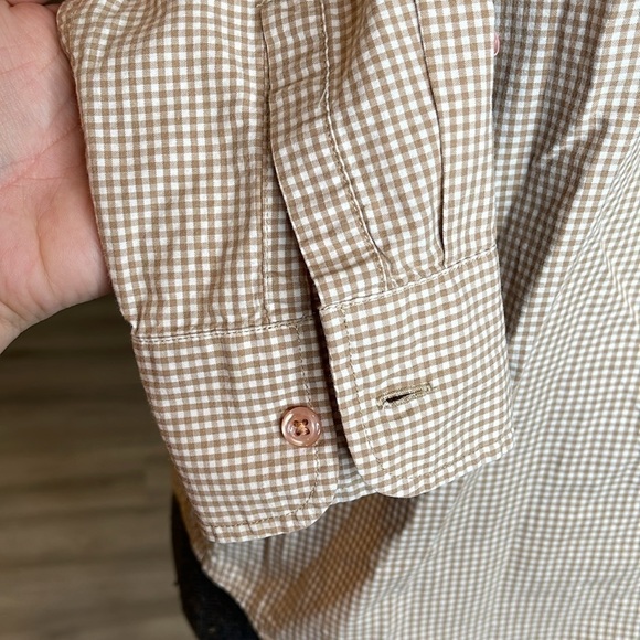 Pendleton Plaid Checkered 100% Cotton Button Down Shirt Size Small - Picture 5 of 7
